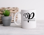 Letter P Monogram Mug